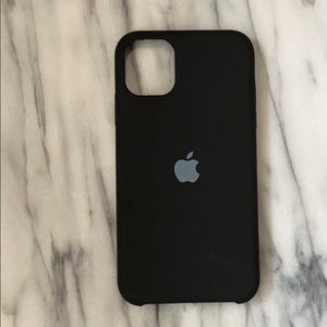 iPhone 11 black Apple silicone case
